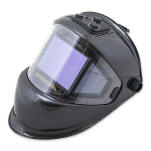 WH180B-CB - Panoramic 180 View Solar Powered Auto Darkening Welding Helmet - Carbon
