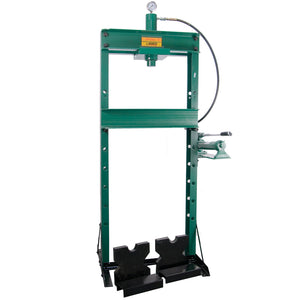 20 Ton Shop Press with Ram and 2 Speed Pump