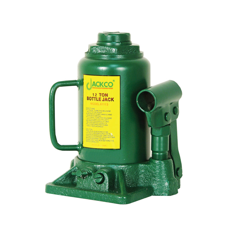 61113 - 12 Ton Bottle Jack (Low Profile) – Jackco Transnational Inc.