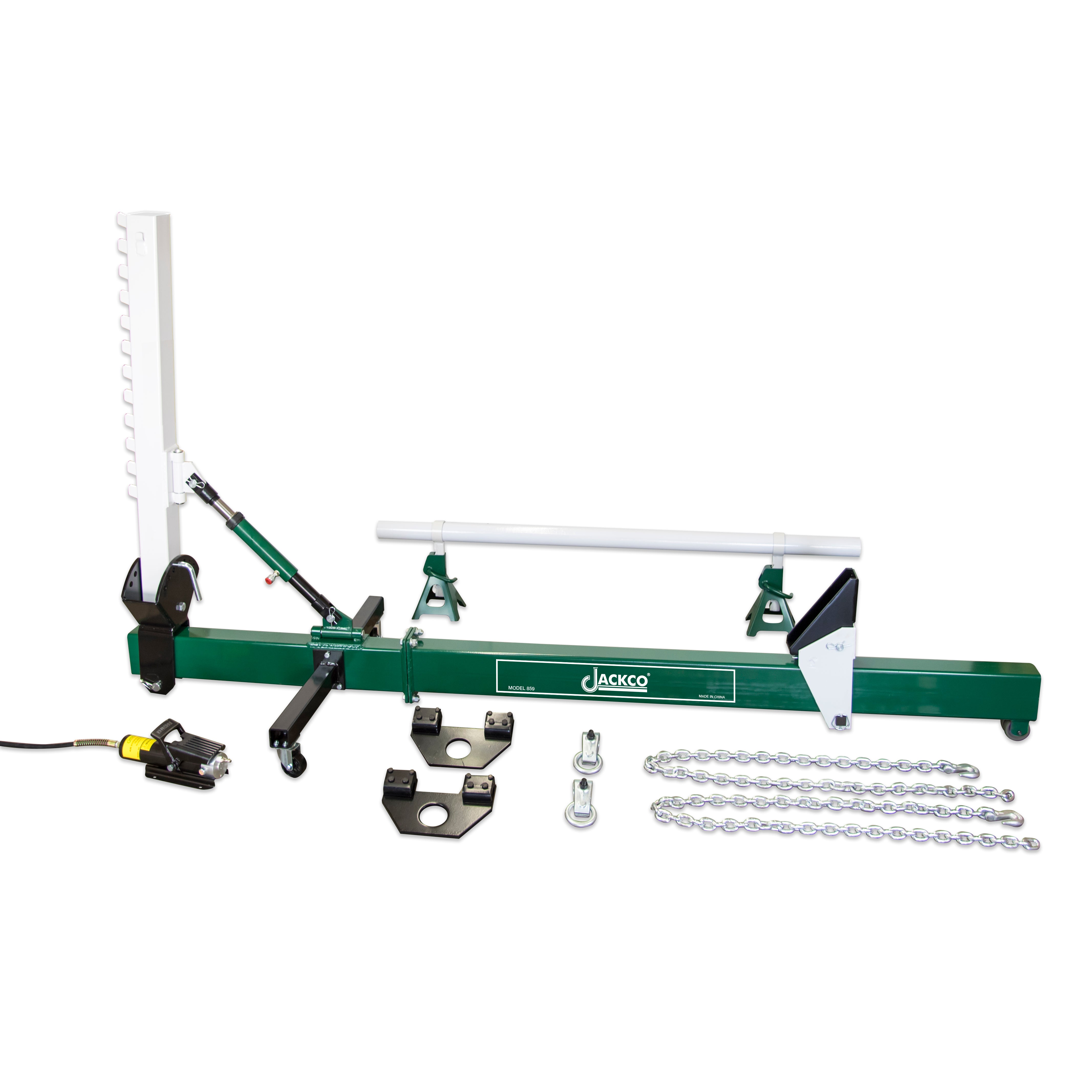 853 - Jackco 10 Ton Auto Body Frame Straightener - Swivel