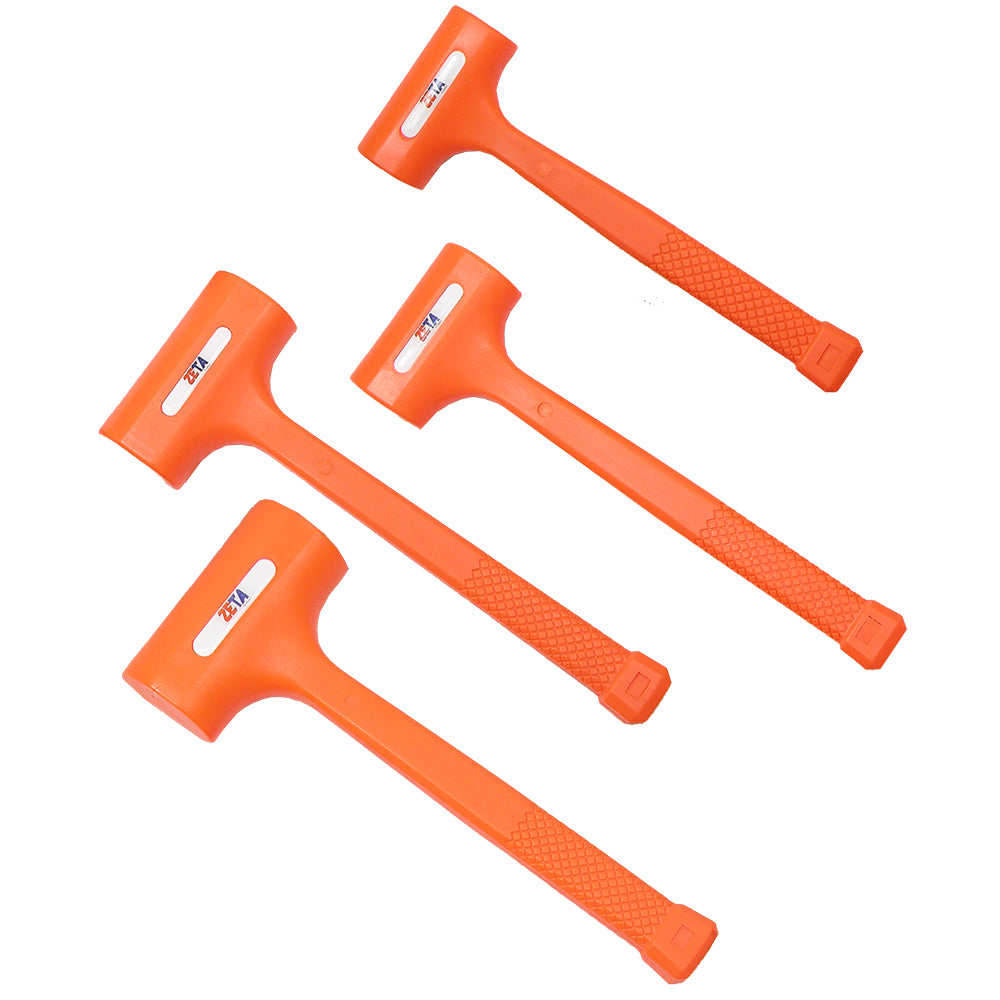 ZT20150 - 4 Pc Dead Blow Hammer Set - 1, 2, 3, 4 lb – Jackco